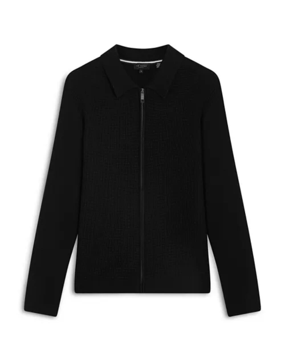 Ted Baker Mens Full Zip Collared Fenrys Sweater